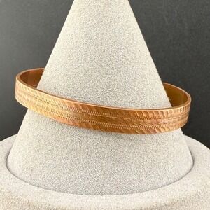 Vintage Montana Silversmiths Copper Cuff Bracelet 7"